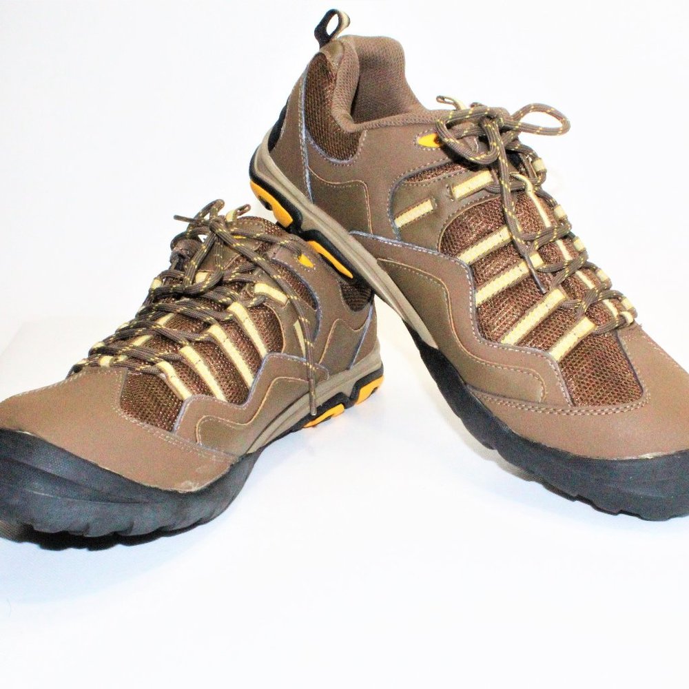 Eddie Bauer Barkley Brown Leather Hiking Men's Shoes Size 13